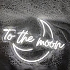 To The Moon – LED-neonkyltti (5 V USB)