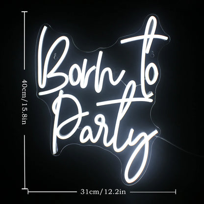 Borh to Party 5V Mini USB  LED Neon Sign - Budget Friendly