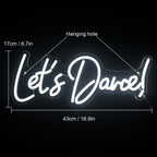 Lets Dance – LED-neonkyltti (5 V USB)