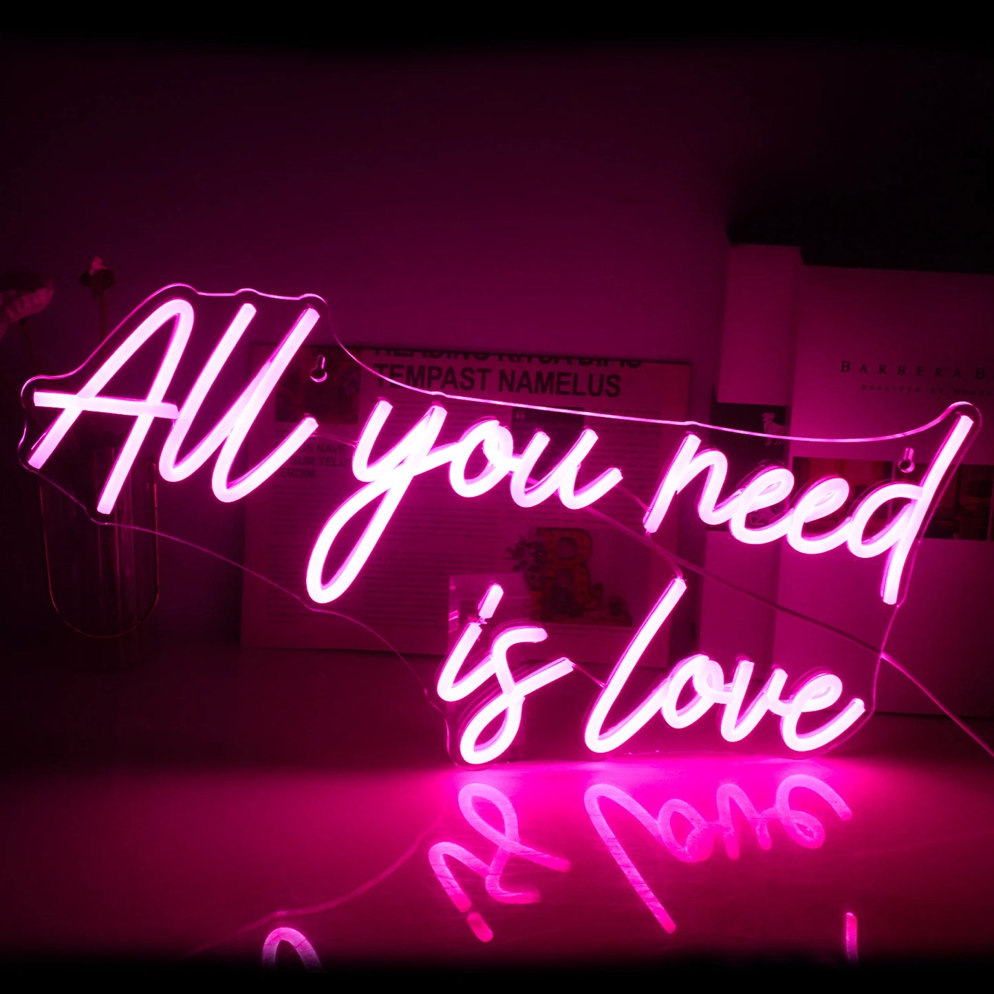 All You Need is Love 5V Mini USB LED Neon Sign - Budget Friendly