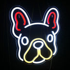 Suloinen koira – LED-neonkyltti (5 V USB)
