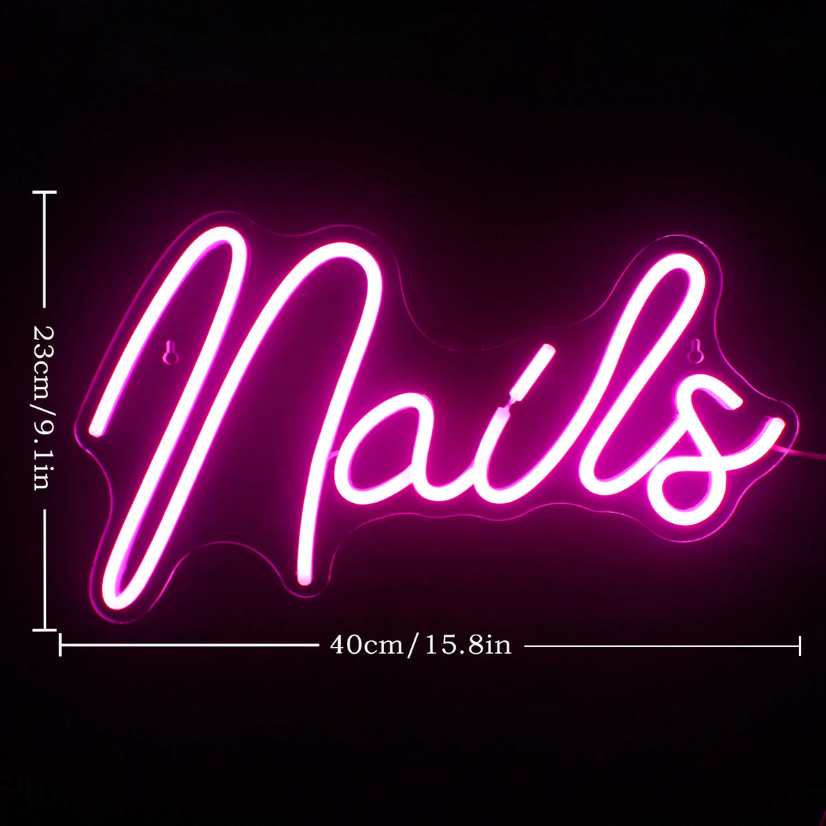 Nails – LED-neonkyltti (5 V USB)