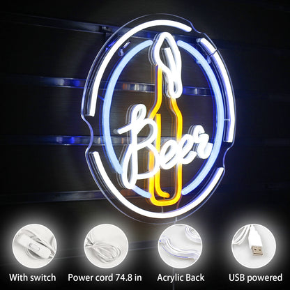 Baari Olut 5V USB Led Neon Kyltti - Edullinen