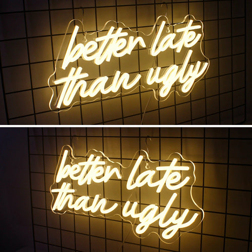 Better Late Than Ugly – LED-neonvalomainos (5 V USB)