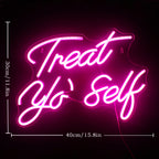 Treat Yo' Self – LED-neonkyltti (5 V USB)
