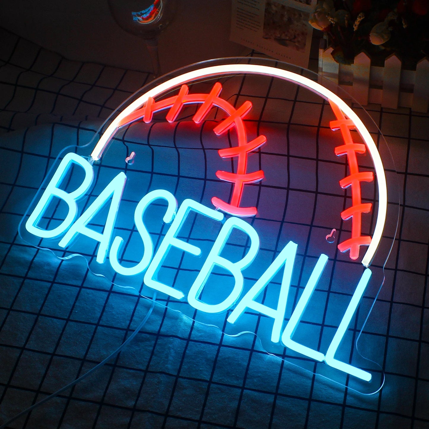 Baseball 5V USB LED Neon Sign - Budget Friendly