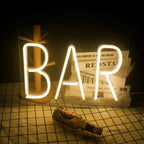 BAR – LED-neonvalomainos (5 V USB)