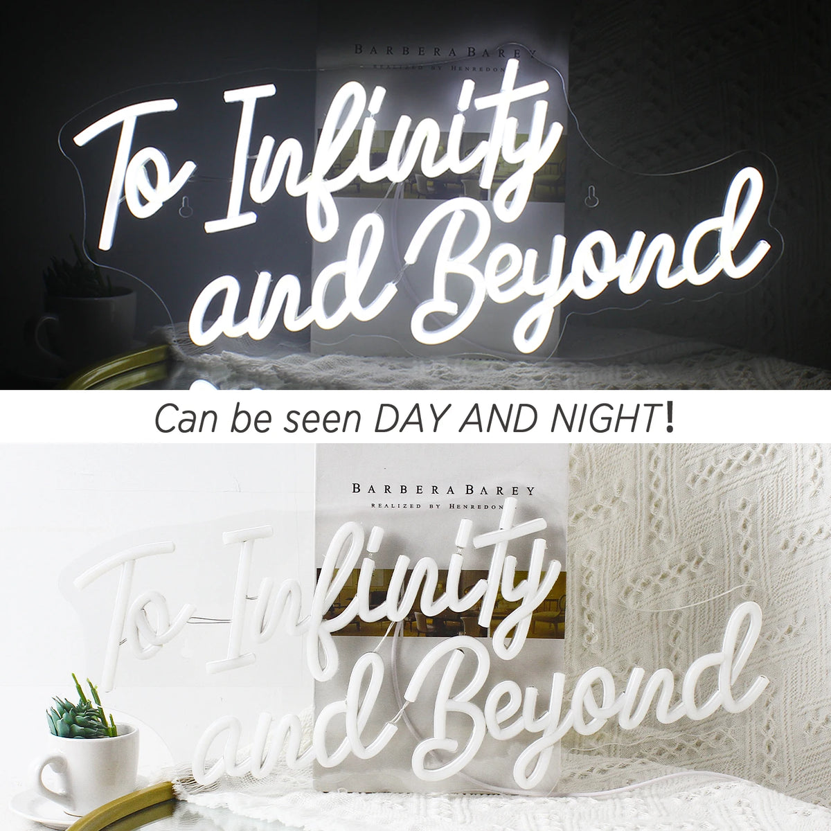 To Infinity and Beyond – LED-neonkyltti (5 V USB)