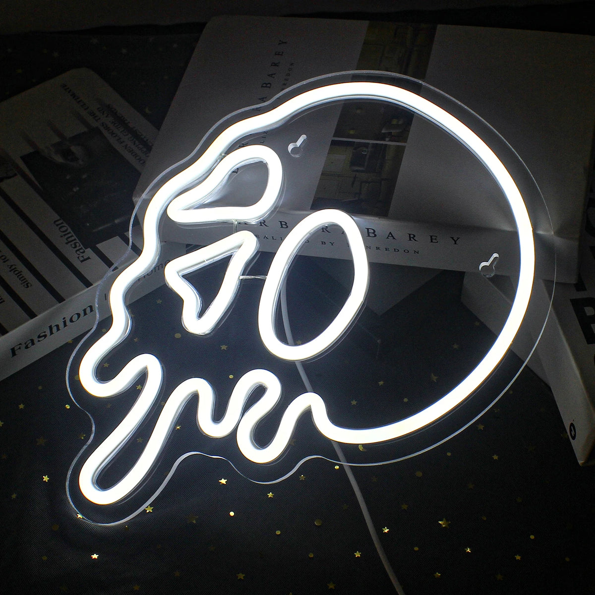 Halloween-aihe – LED-neonkyltti (5 V USB)
