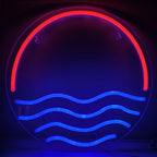 Sunset & Sea 5V USB LED Neon Sign - Budget Friendly