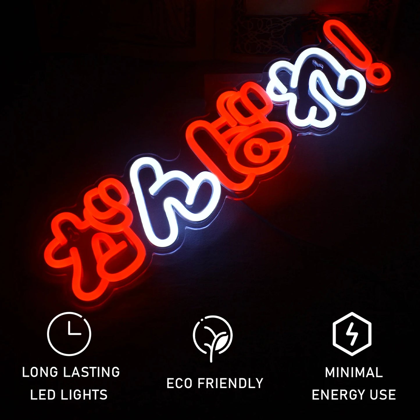 Come On 5V Mini USB LED Neon Sign - Budget Friendly