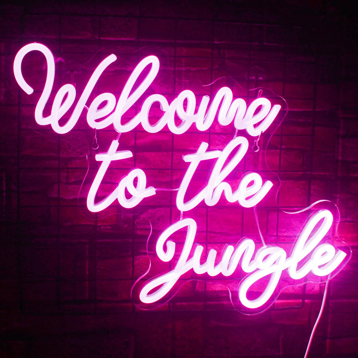 Welcome to the Jungle – LED-neonkyltti (5 V USB)