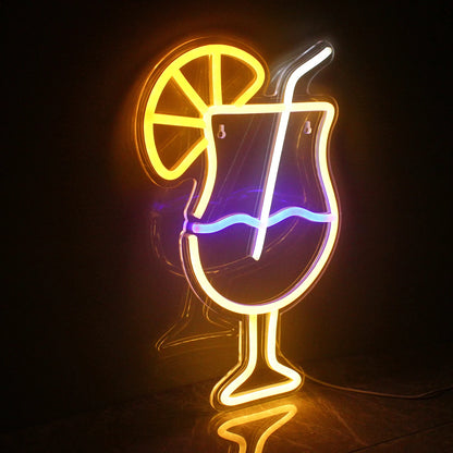 Drink Cup 5V Mini USB LED Neon Sign - Budget Friendly