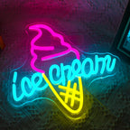 Ice Cream 5V USB LED Neon Sign - Budget Friendly