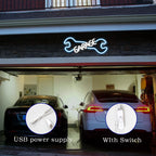 GARAGE – Jakoavain – LED-neonkyltti (5 V USB)