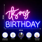 It's My Birthday – LED-neonkyltti (5 V USB)