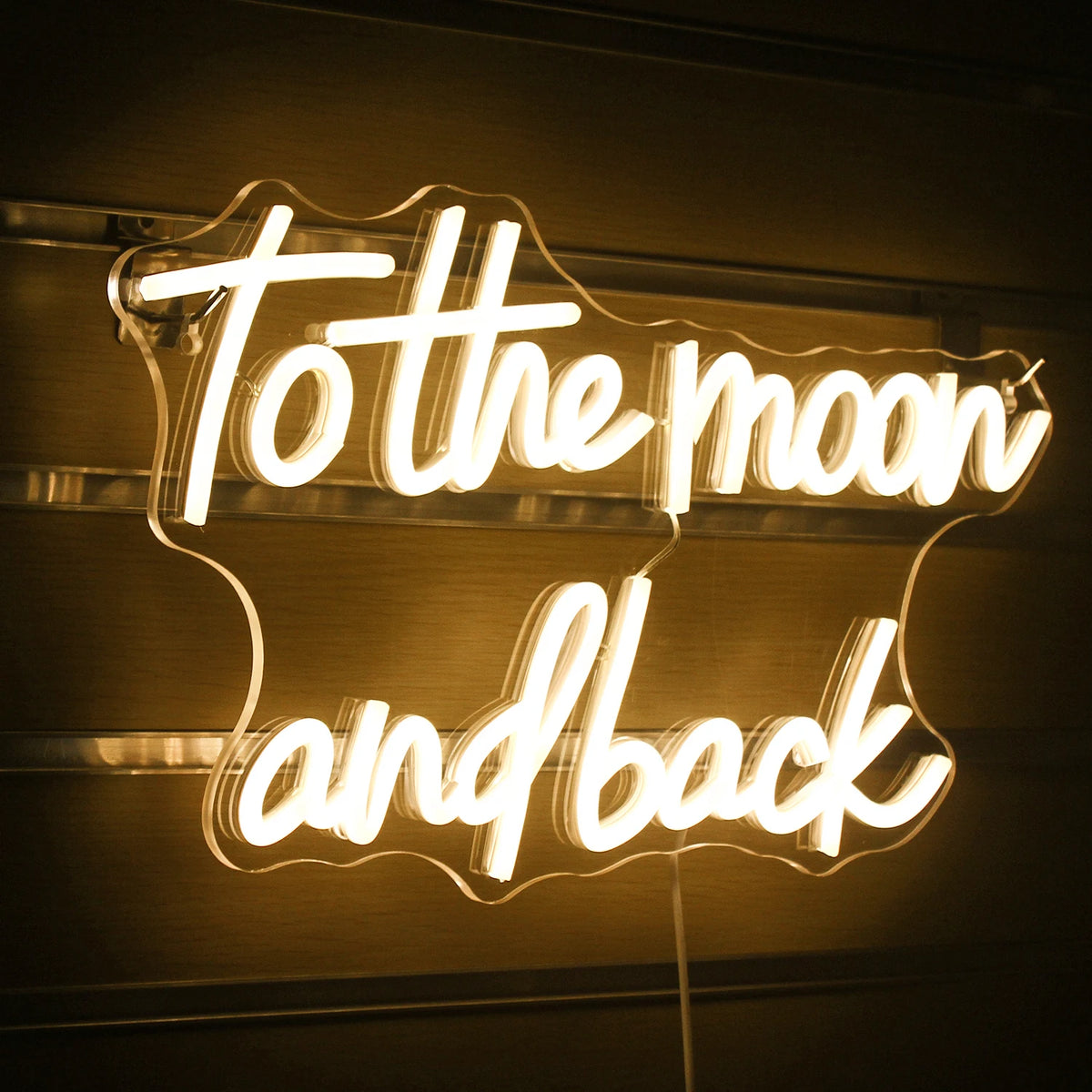 To The Moon And Back – LED-neonkyltti (5 V USB)