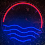 Sunset & Sea 5V USB LED Neon Sign - Budget Friendly