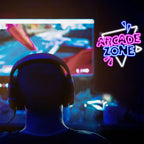 Arcade Zone – LED-neonkyltti (5 V USB)
