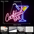 Cocktailbaari 5V USB LED Neon Kyltti - Budjettirajoitettu