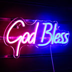 God Bless – LED-neonkyltti (5 V USB)