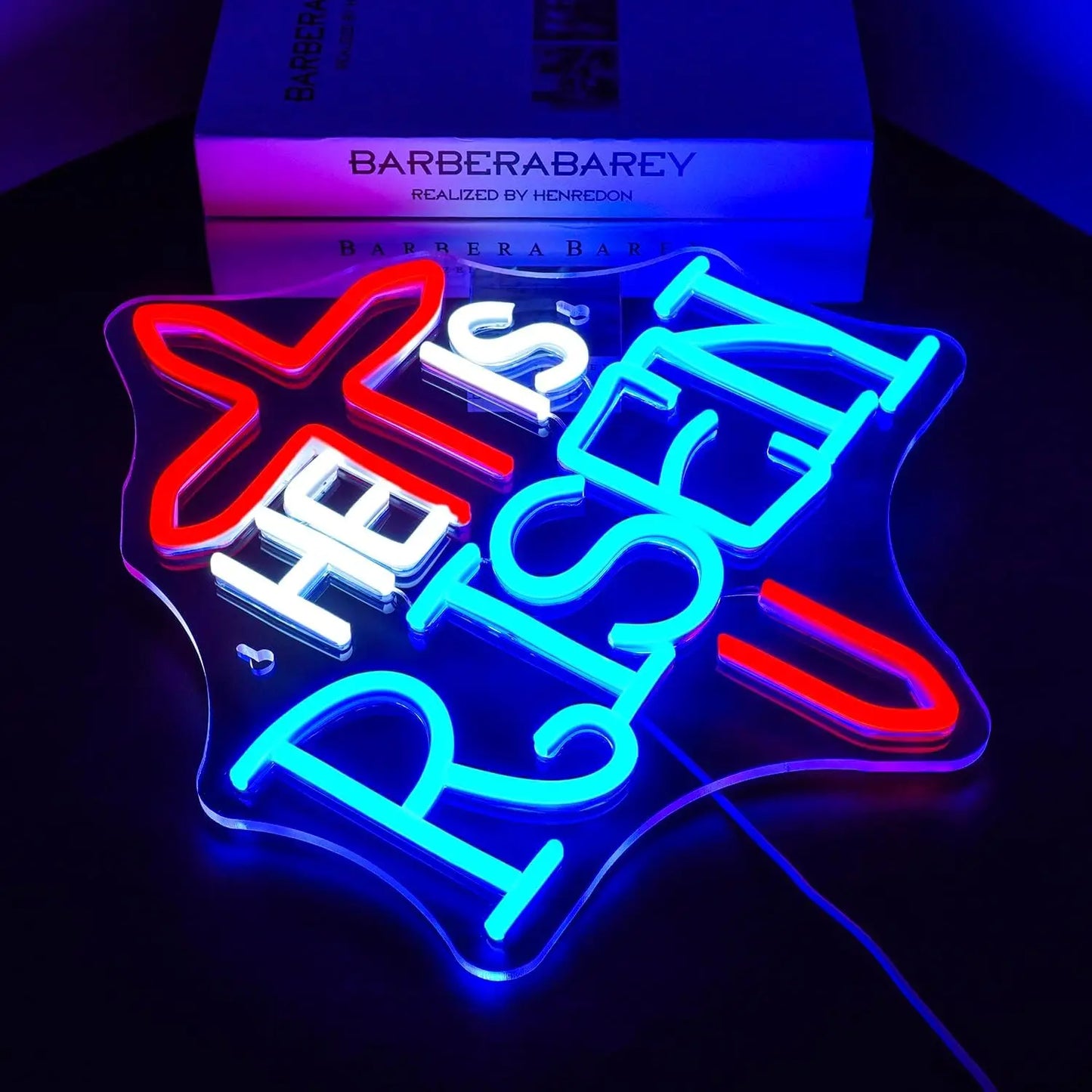 He Is Risen Halloween 5V Mini USB LED Neon Sign - Budget Friendly