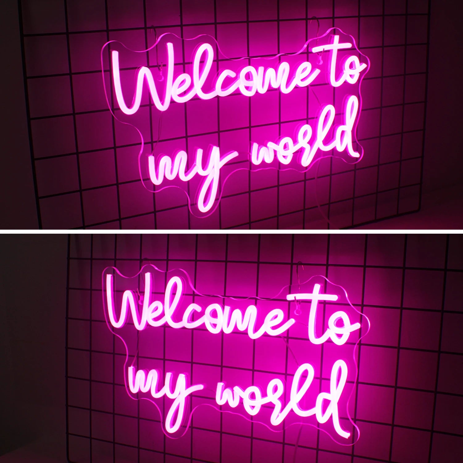 Tervetuloa maailmaan 5V USB Led Neon Kyltti - Edullinen