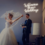 Welcome to our Wedding – LED-neonkyltti (5 V USB)