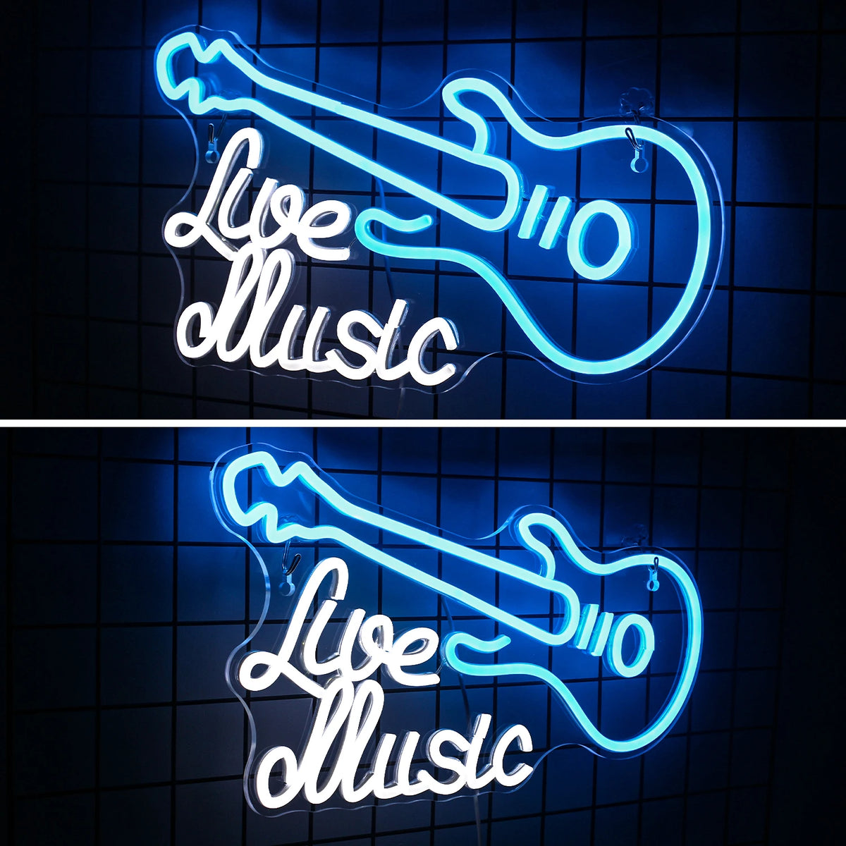 Guitar Live Music 5V USB LED Neon Sign - Budget Friendly