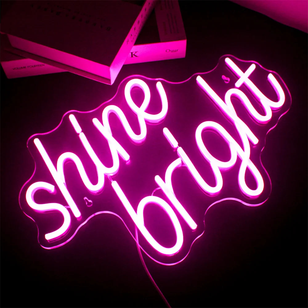 Shine Bright – LED-neonkyltti (5 V USB)
