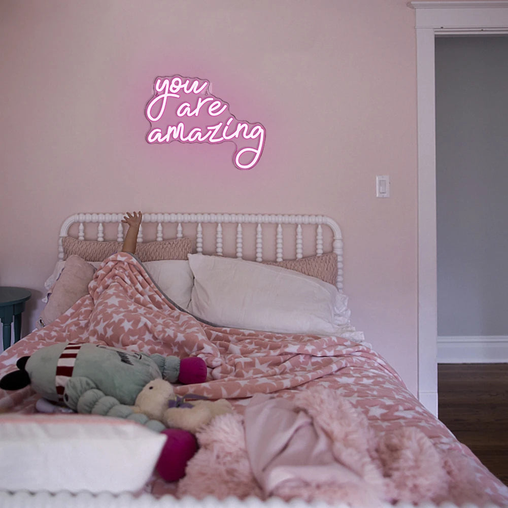 You Are Amazing – LED-neonkyltti (5 V USB)