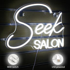Seek SALON 5V Mini USB  LED Neon Sign - Budget Friendly
