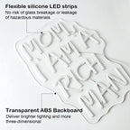 Mom I Am A Rich Man – LED-neonskylt (5 V USB)