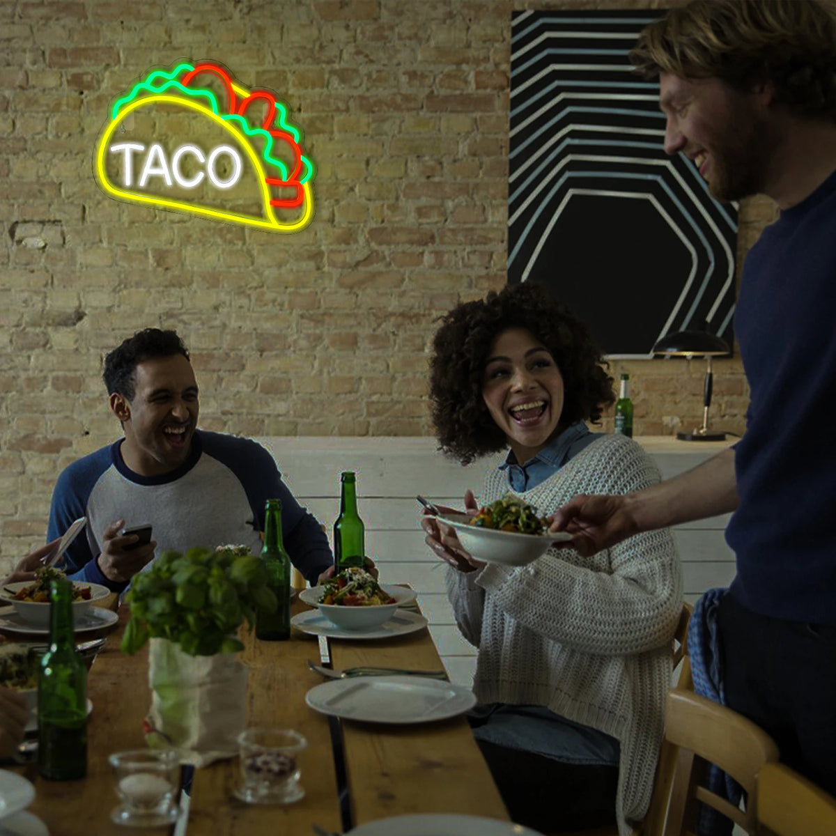Taco 5V USB LED Neon Sign - Budget Friendly