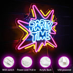 Party Time – LED-neonkyltti (5 V USB)