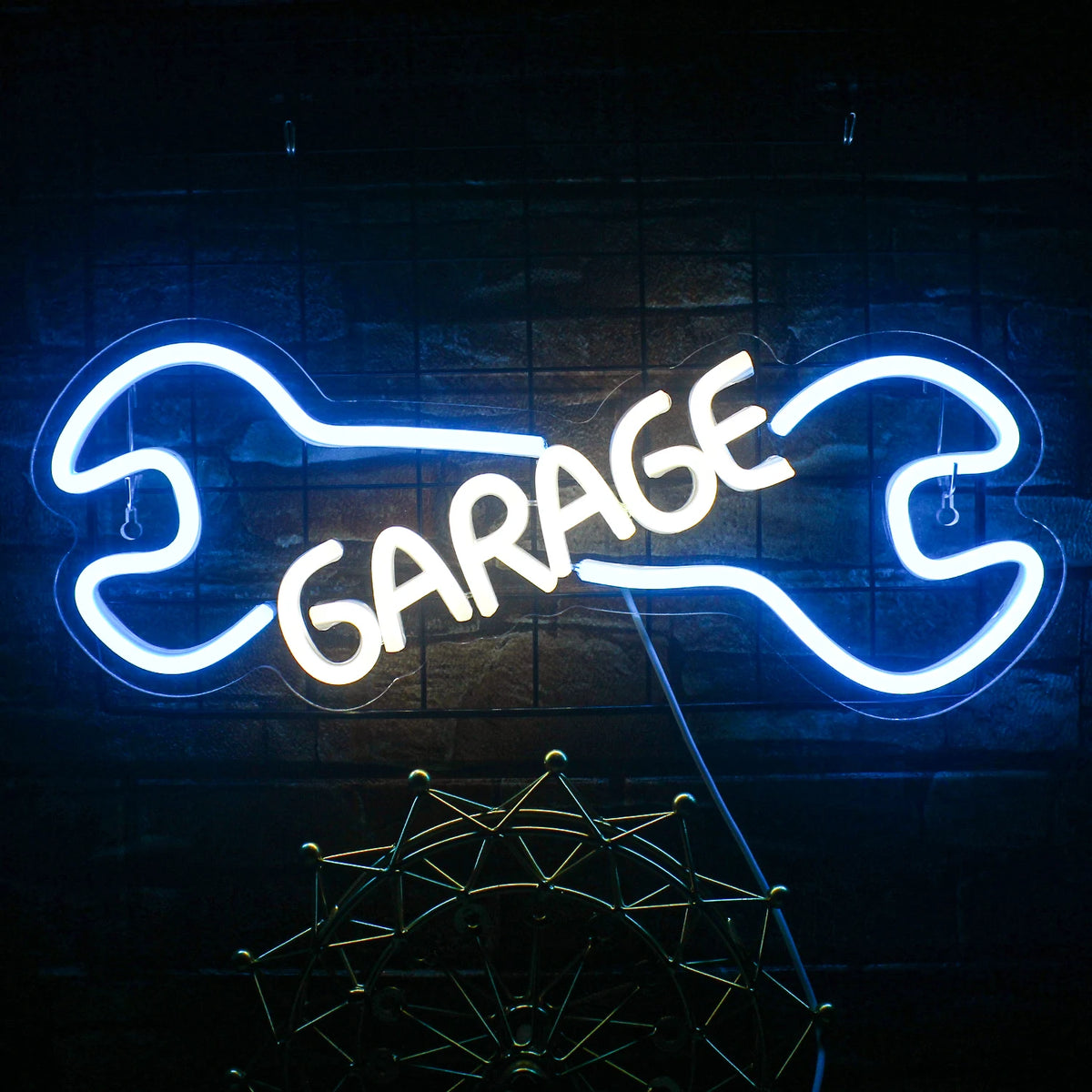 GARAGE – Jakoavain – LED-neonkyltti (5 V USB)