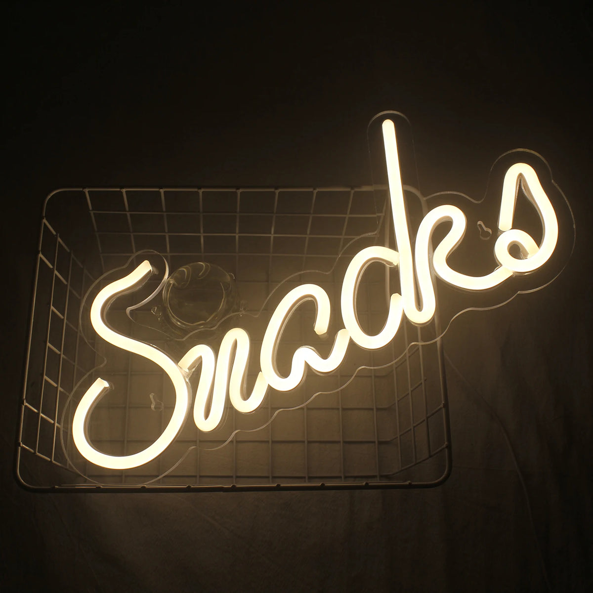 Snacks – LED-neonvalomainos (5 V USB)