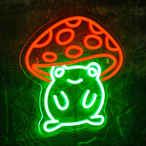 Sammakko anime-tyyliin – LED-neonkyltti (5 V USB)