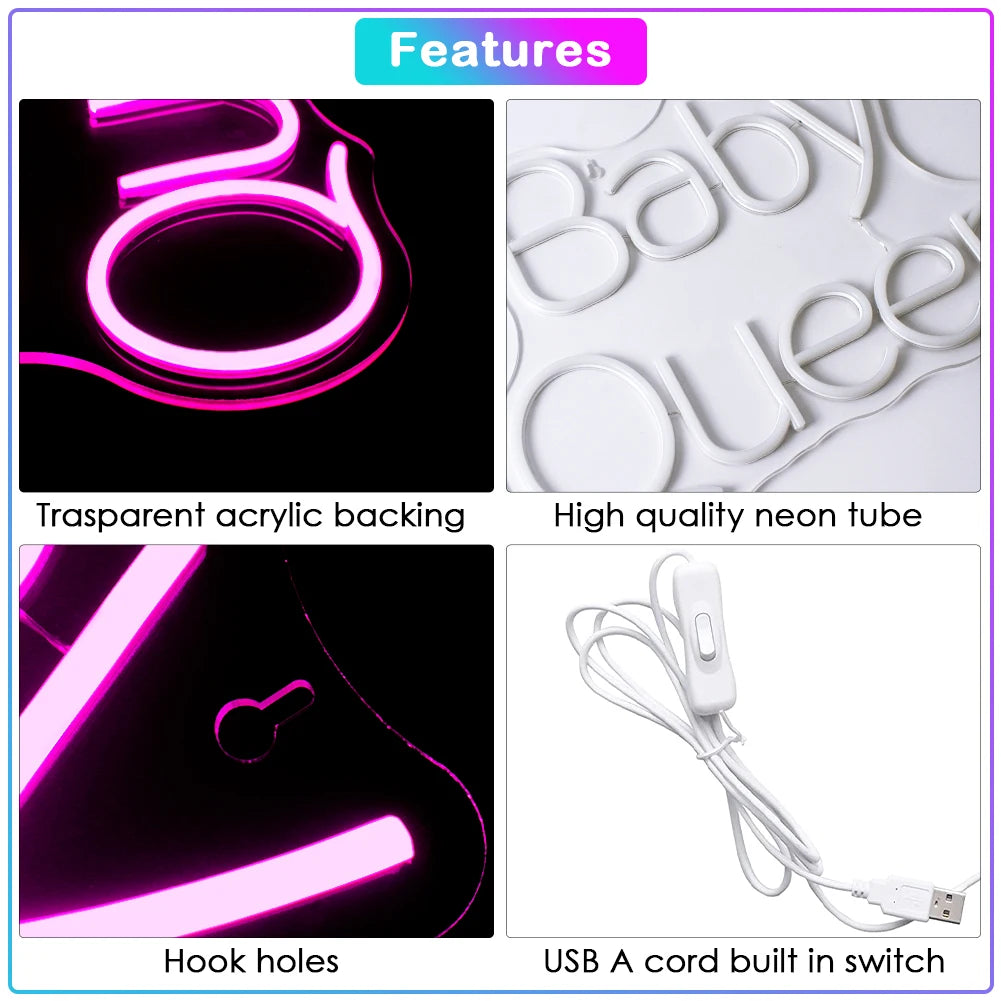 Baby Queen 5V USB LED led valokyltti - Budjettiystävällinen