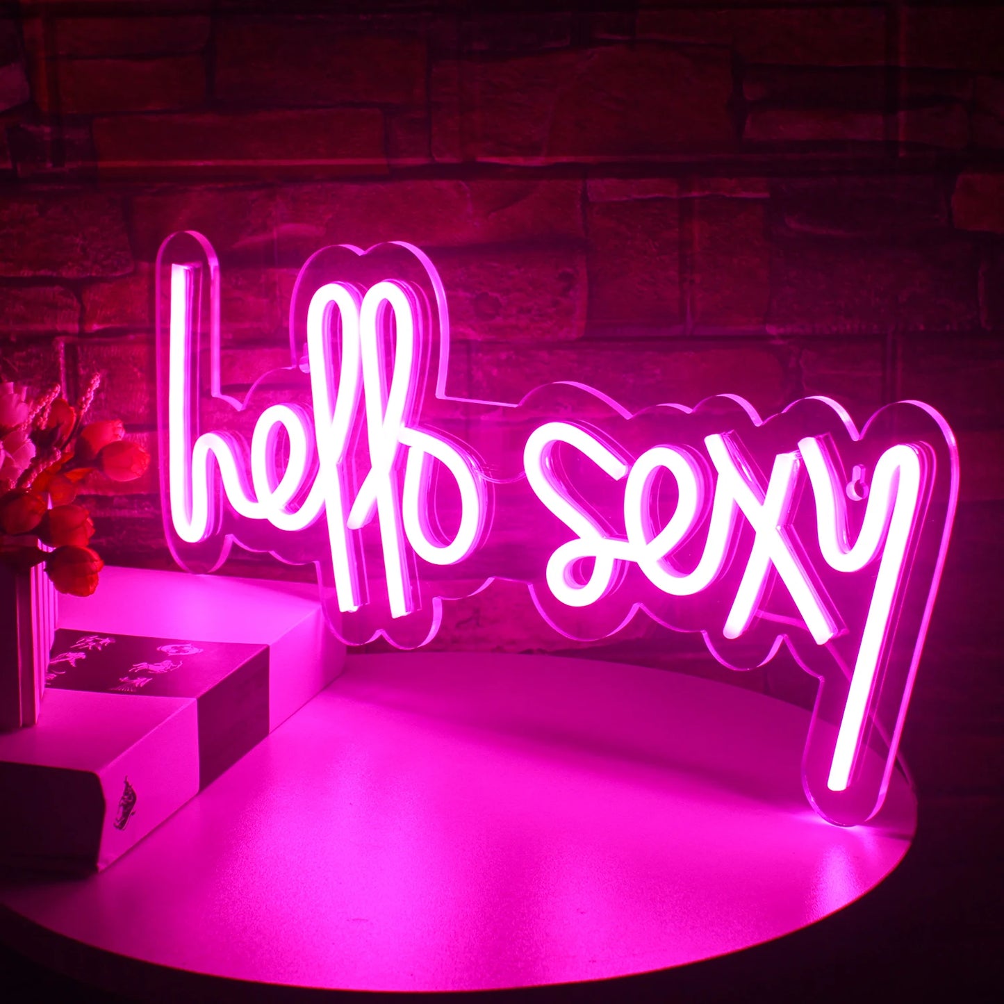 Hello Sexy 5V Mini USB LED Neon Sign - Budget Friendly