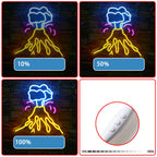 Volcano 5V USB LED Neon Sign - Budget Friendly