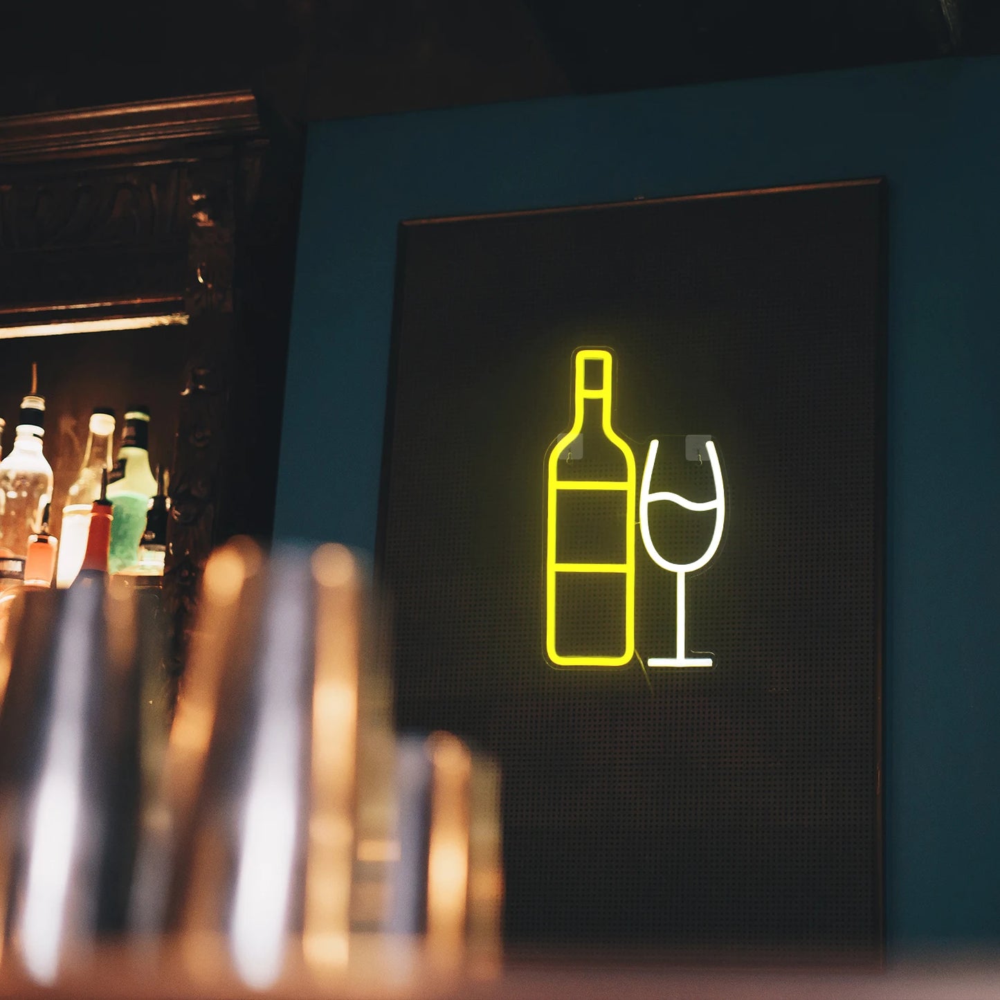 Champagne BAR 5V USB LED Neon Kyltti - Edullinen