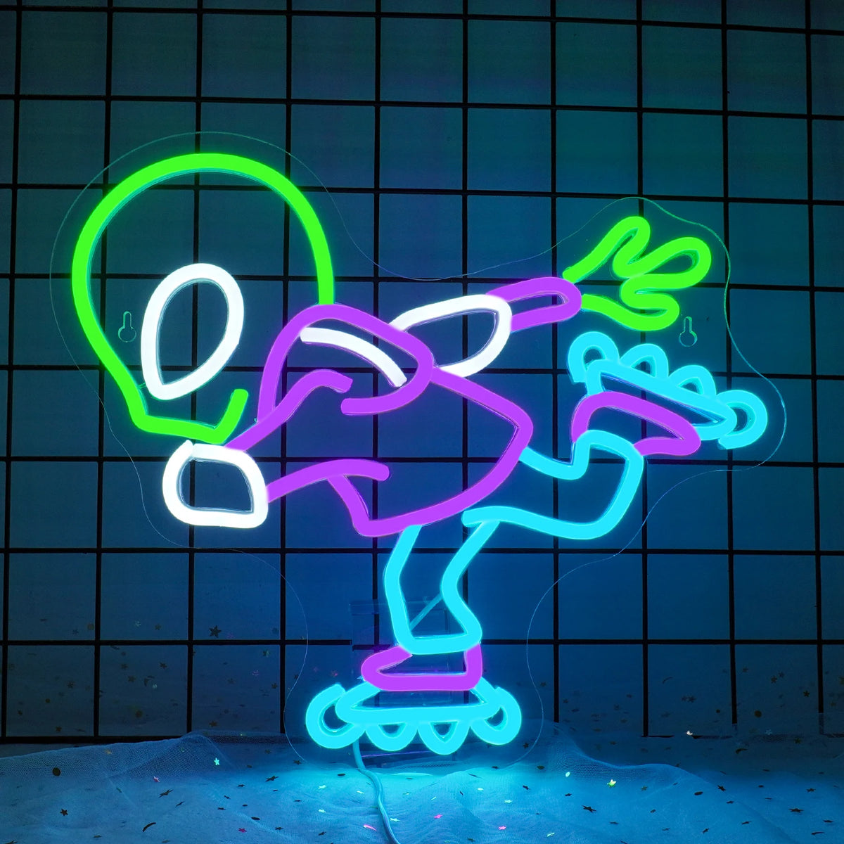 Alien 5V USB LED Led Neon Kyltti - Budjettiystävällinen