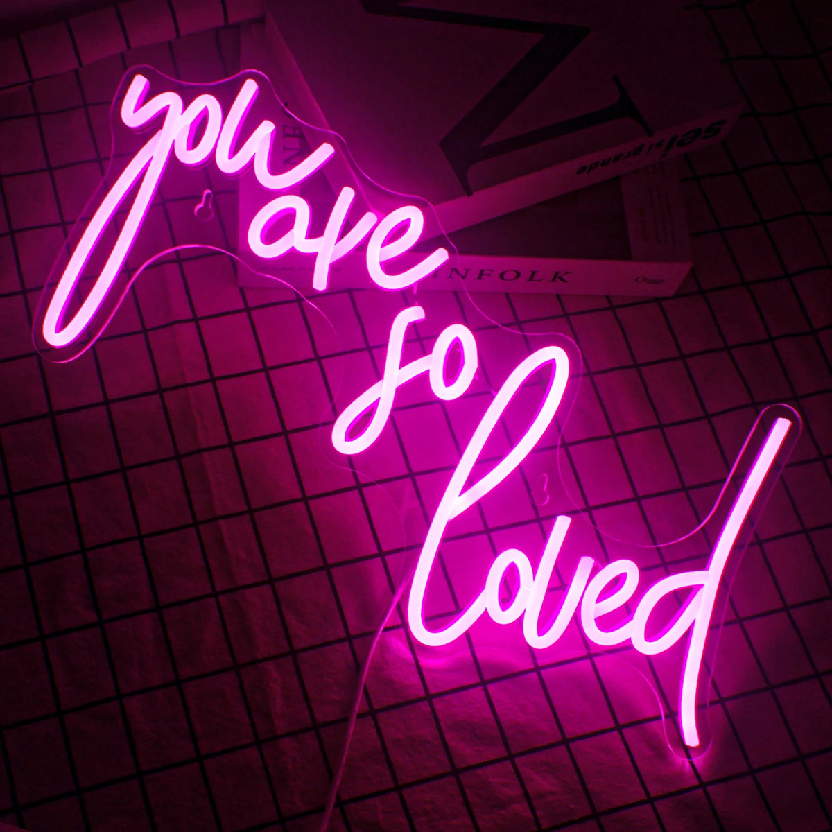 You Are So Loved – LED-neonkyltti (5 V USB)