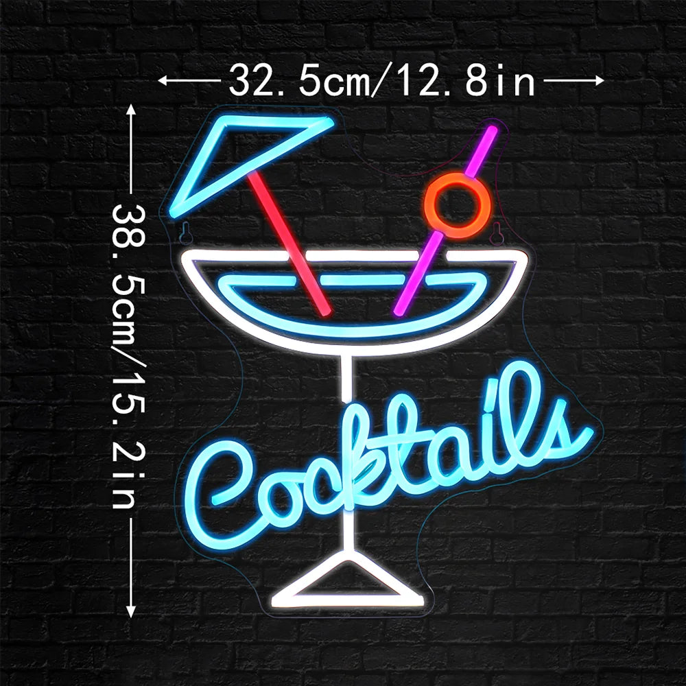 Cocktails 5V USB Led Valokyltti - Edullinen
