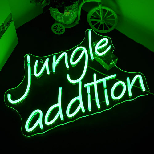 Jungle Addition – LED-neonkyltti (5 V USB)