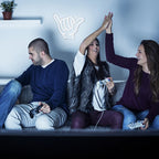 Shaka-käsimerkki – LED-neonkyltti (5 V USB)