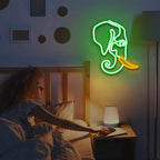 Norsu – LED-neonkyltti (5 V USB)