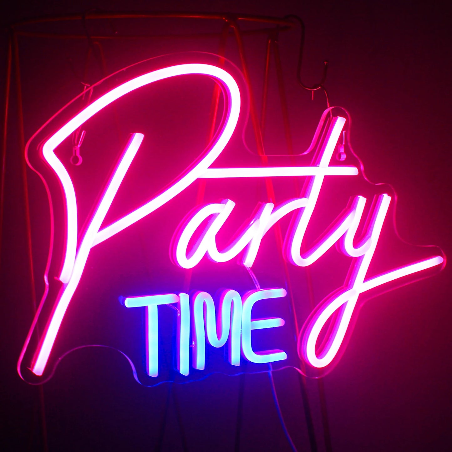 Party Time 5V Mini USB LED Neon Sign - Budget Friendly