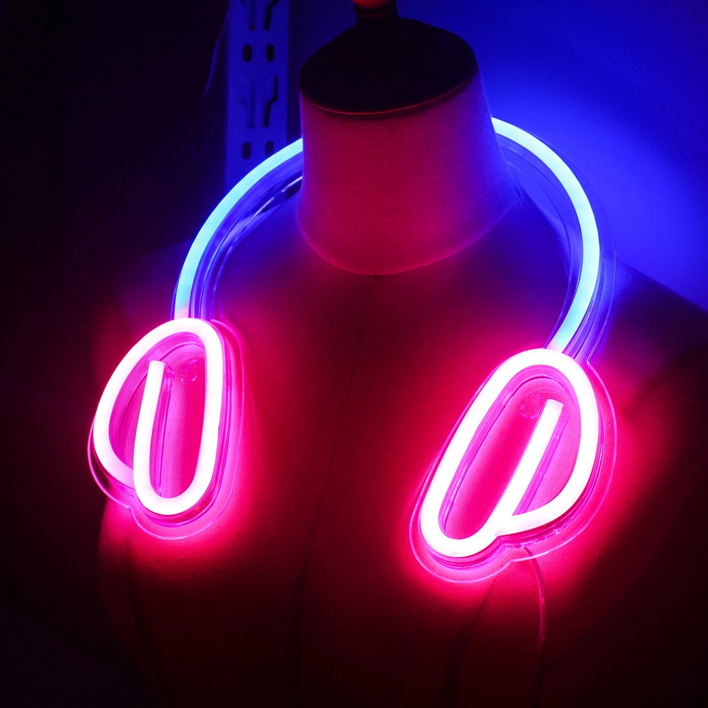 Headphone 5V Mini USB LED Neon Sign - Budget Friendly